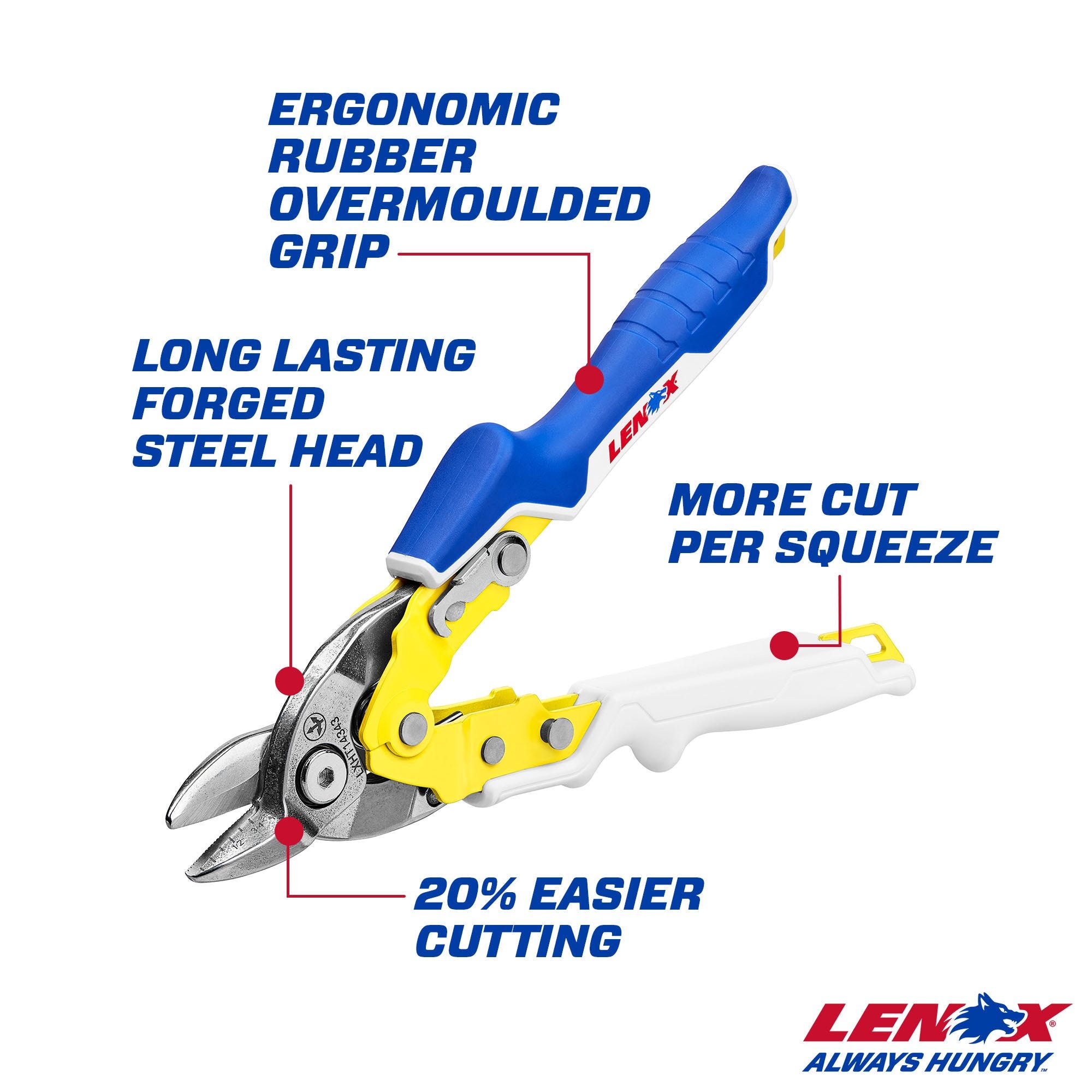 Lenox LXHT14343 Bulldog Aviation Snips