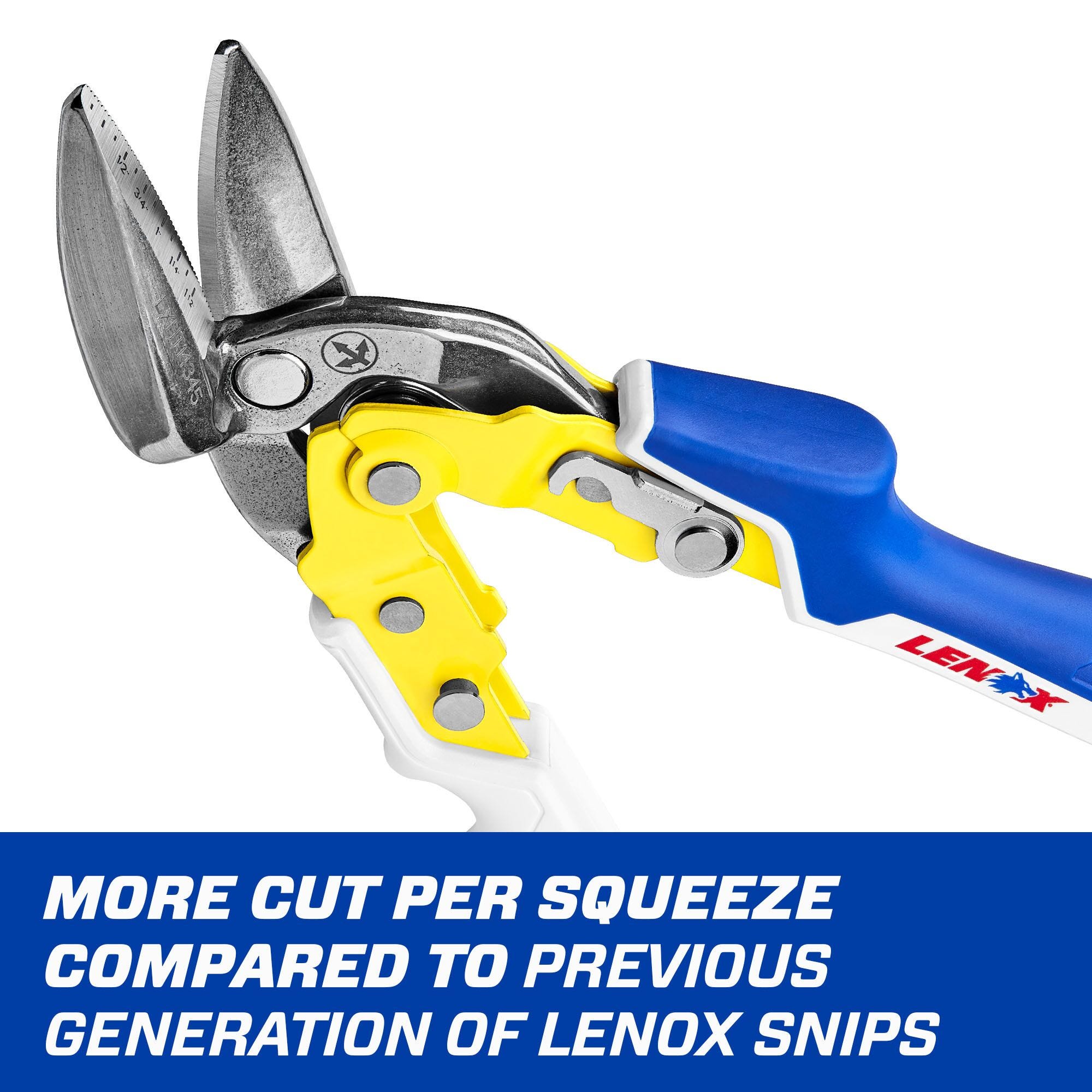 Lenox LXHT14345 Offset Straight Aviation Snips