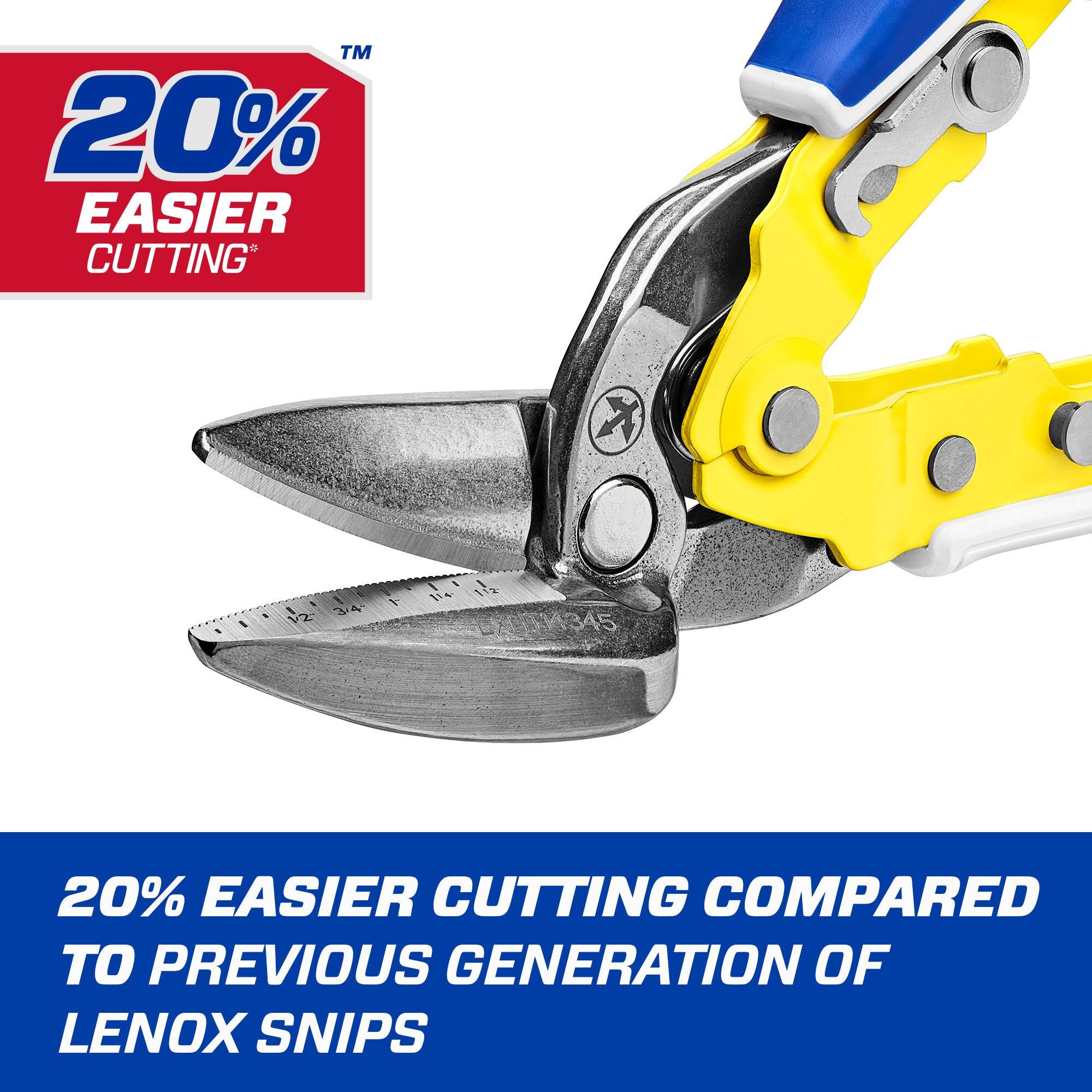 Lenox LXHT14345 Offset Straight Aviation Snips