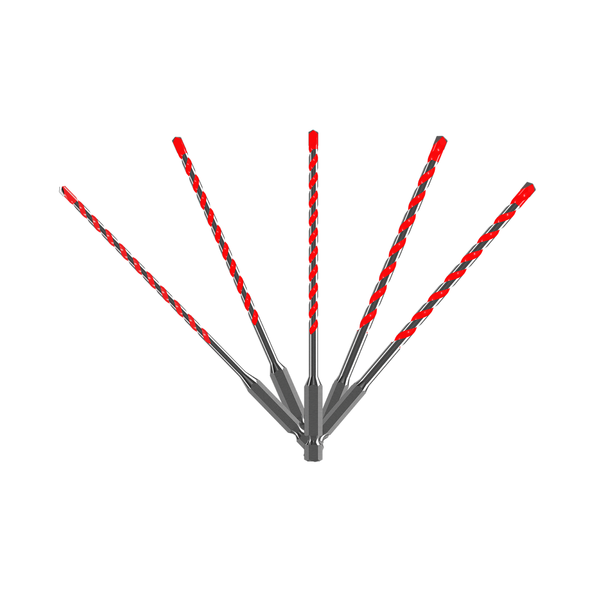 Diablo DMARG1230-S5 SPEEDemon Red Granite PLUS Carbide-Tipped Hammer Drill Bit Set, 5-Piece