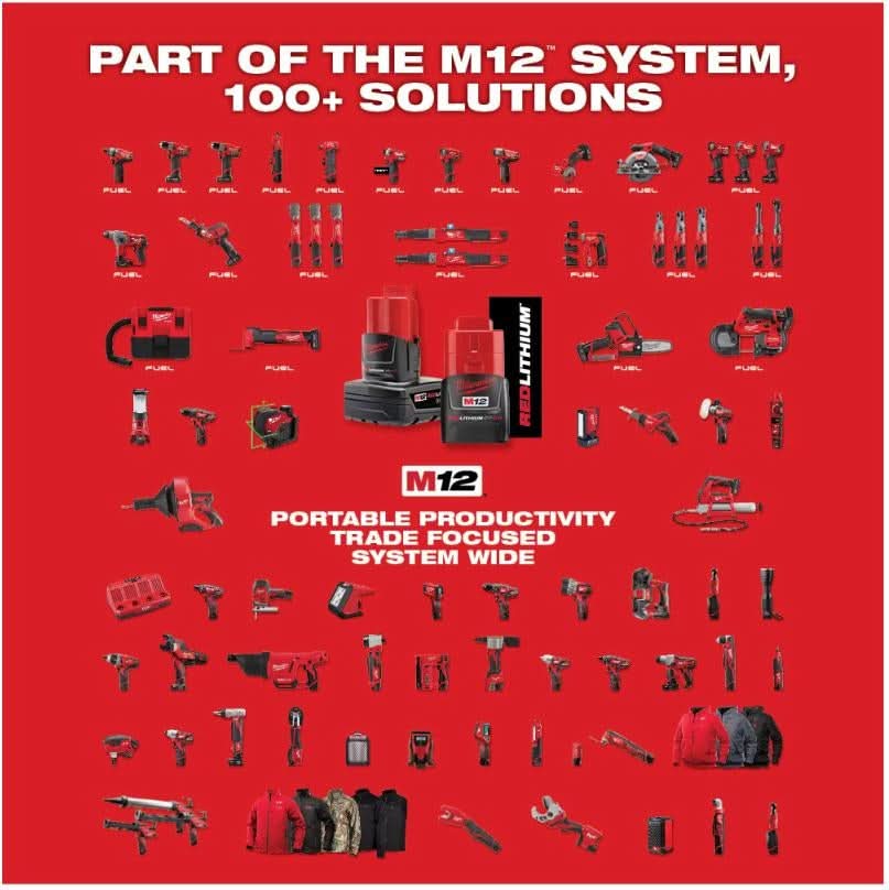 Milwaukee 2462-20 M12 1/4" Hex Impact Driver (PROMO)
