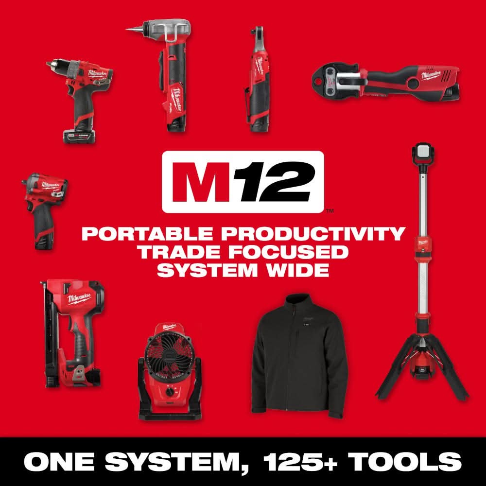 Milwaukee 3318-22A M12 65' Ultra Flex Compact Inspection Camera Kit