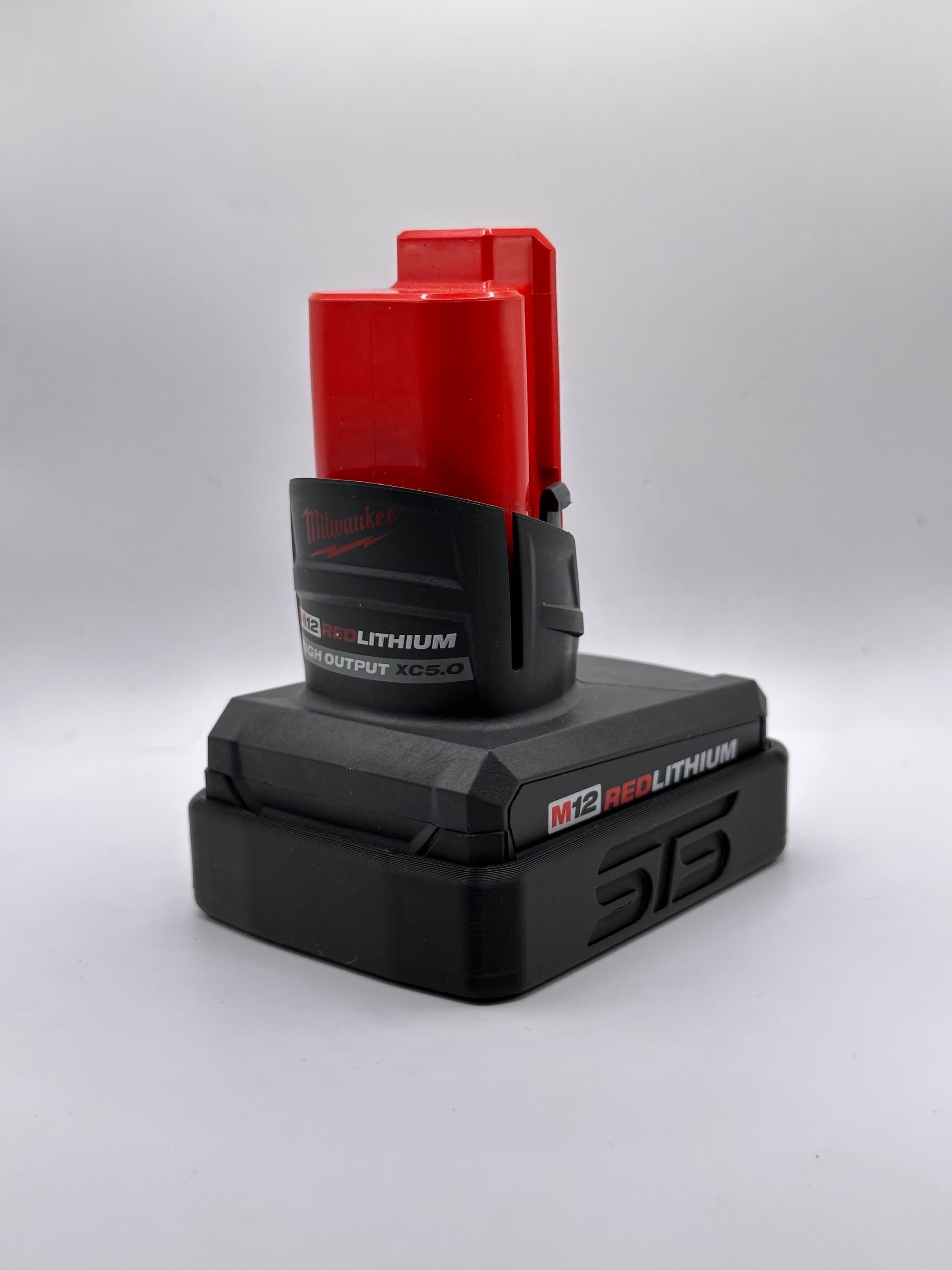 STS Auto Design MW12H5 Milwaukee M12 Hi-Output 5.0Ah Magnetic Battery Cover