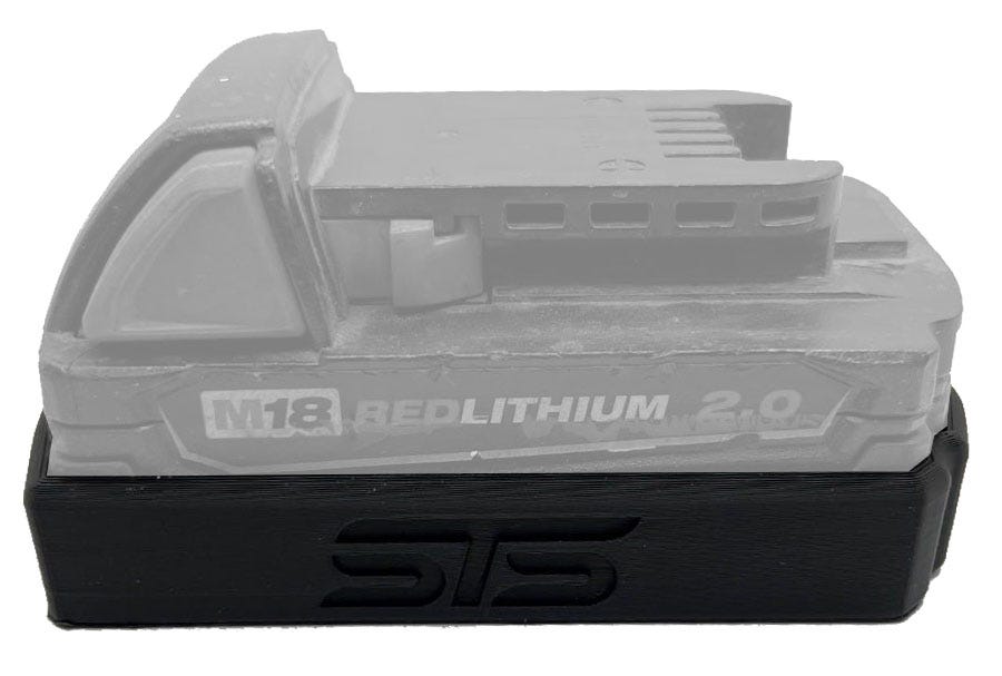 STS Auto Design MW1820 Milwaukee M18 2.0Ah Heavy-Duty Magnetic Battery Cover