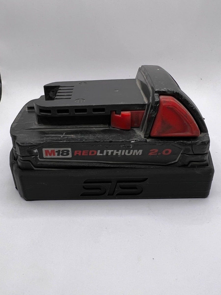 STS Auto Design MW1820 Milwaukee M18 2.0Ah Heavy-Duty Magnetic Battery Cover