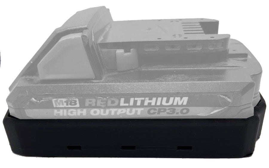 STS Auto Design MW1830HO Milwaukee M18 Hi-Output 3.0Ah Magnetic Battery Cover