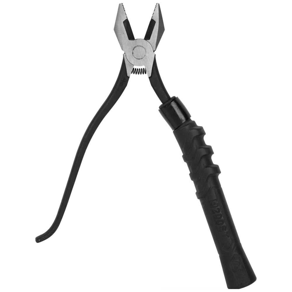Klein Tools M2017CSTA Ironworker's Slim-Head Comfort Grip Aggressive Knurl Pliers, 9-in.