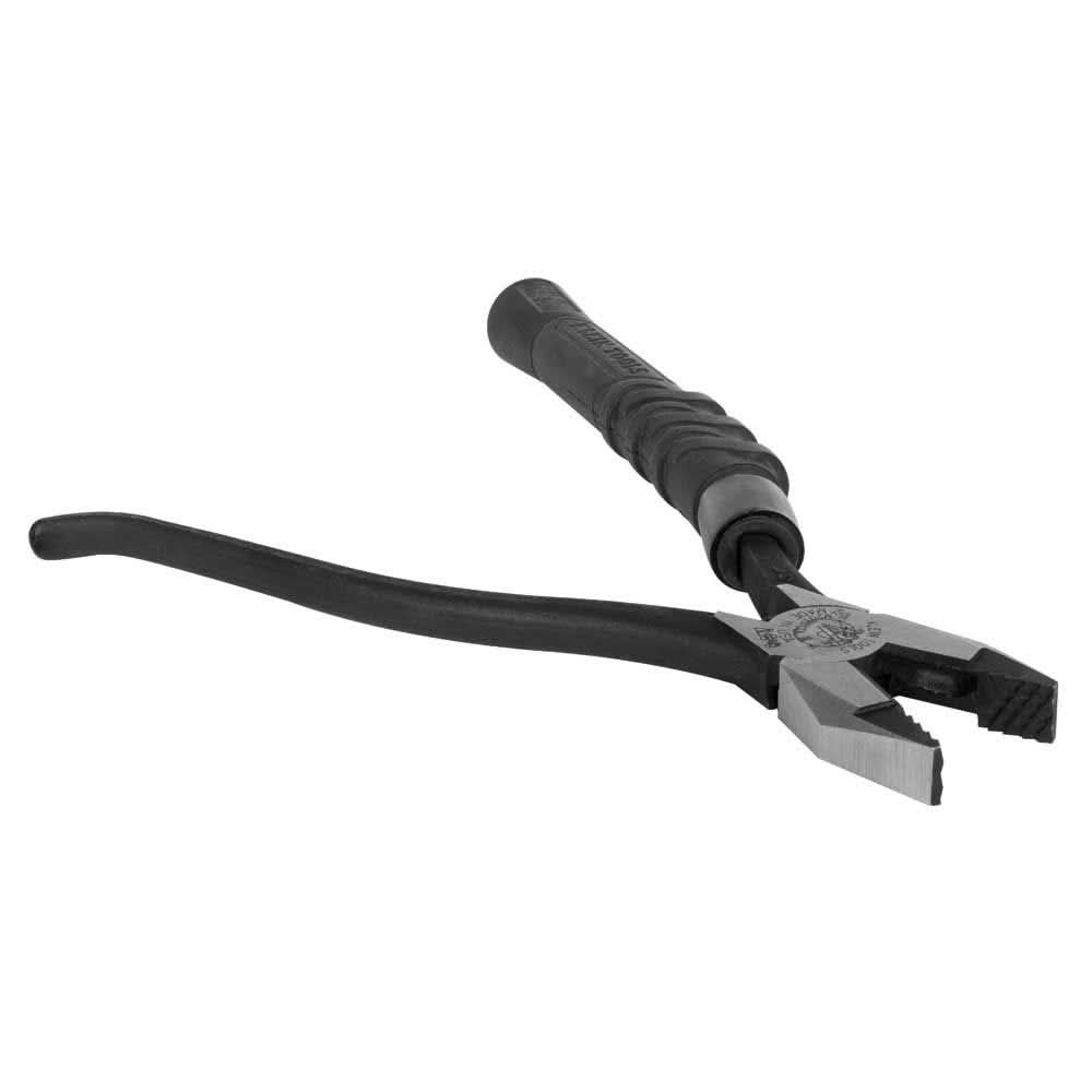 Klein Tools M2017CSTA Ironworker's Slim-Head Comfort Grip Aggressive Knurl Pliers, 9-in.