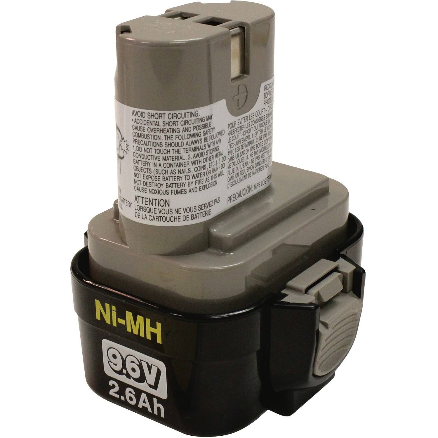 Makita 193156-7 9.6V Ni-MH 2.6Ah Battery 9134, Pod Style