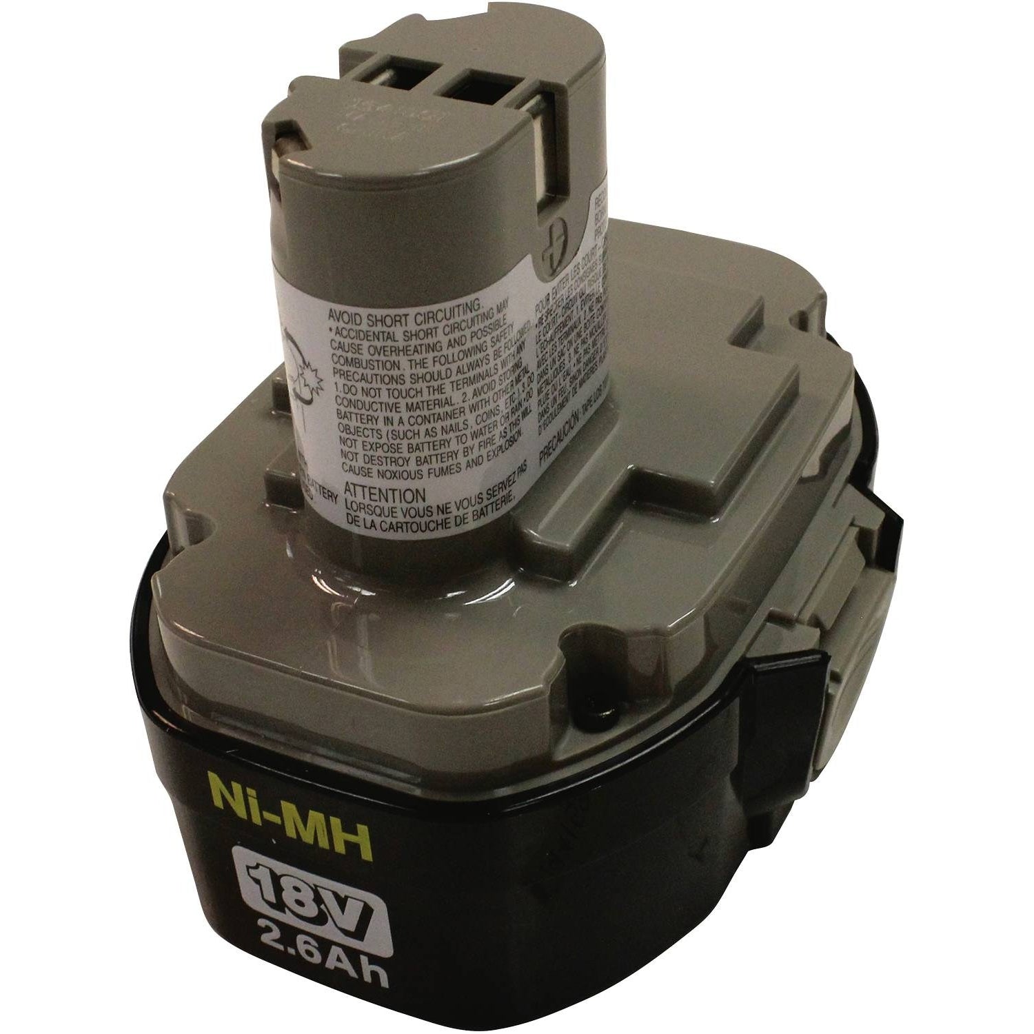 Makita 194158-6 18V Ni-MH 2.6Ah Battery 1834, Pod Style, 2/pk