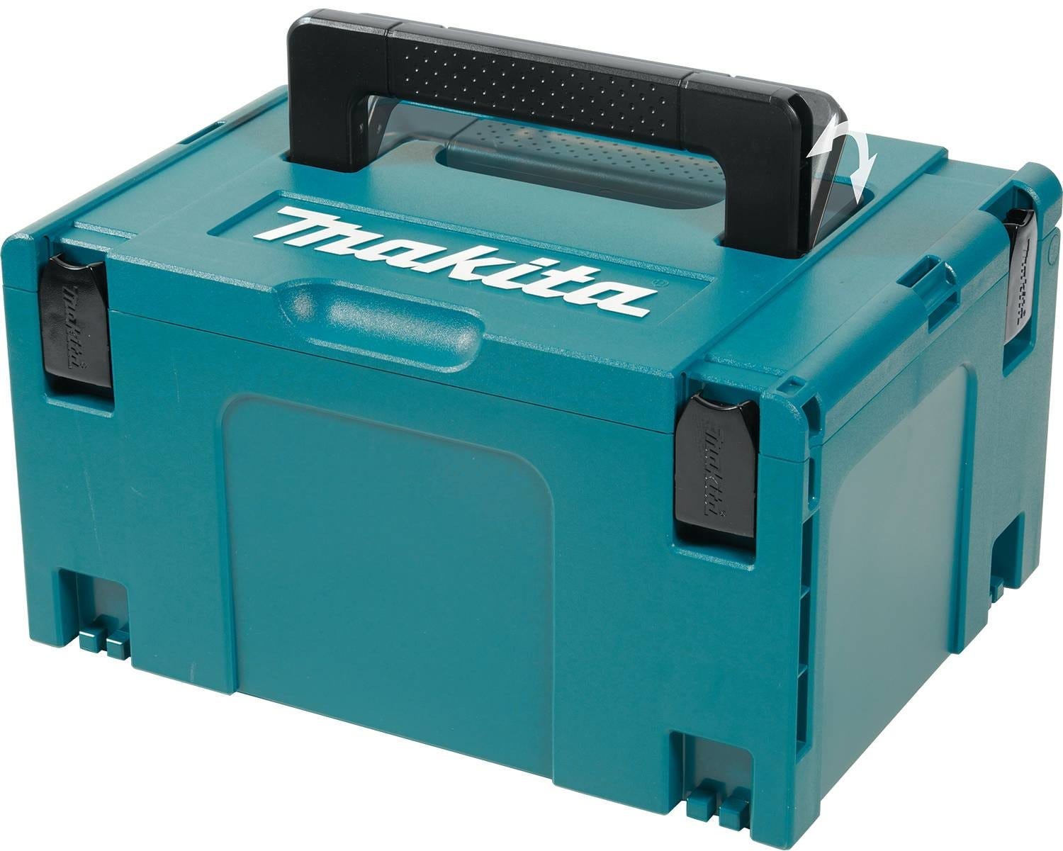 Makita Interlocking Modular Tool Case Combo Kit - Medium, Large, X-Large with Case Cart