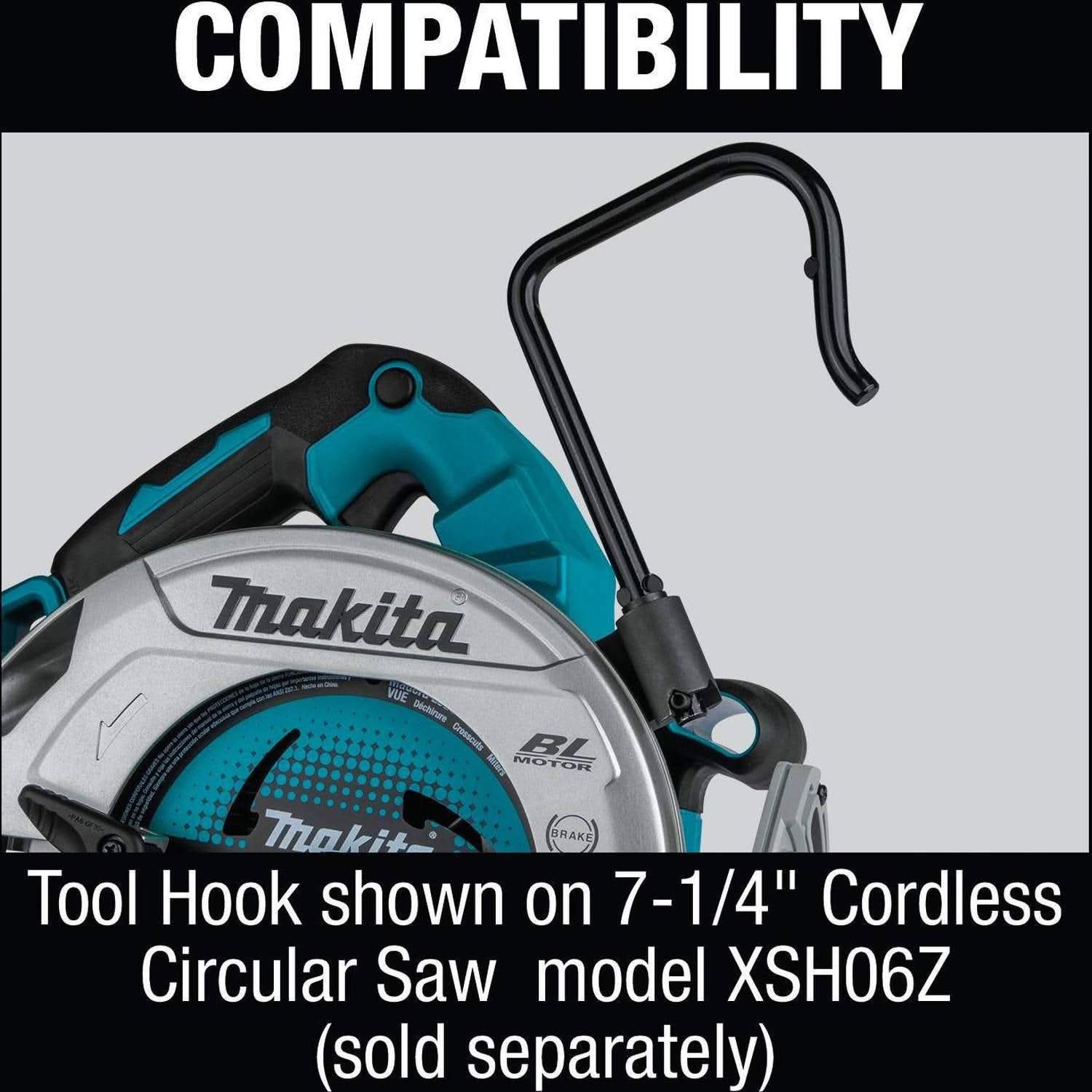 Makita 199386-8 Tool Hook, 7-1/4