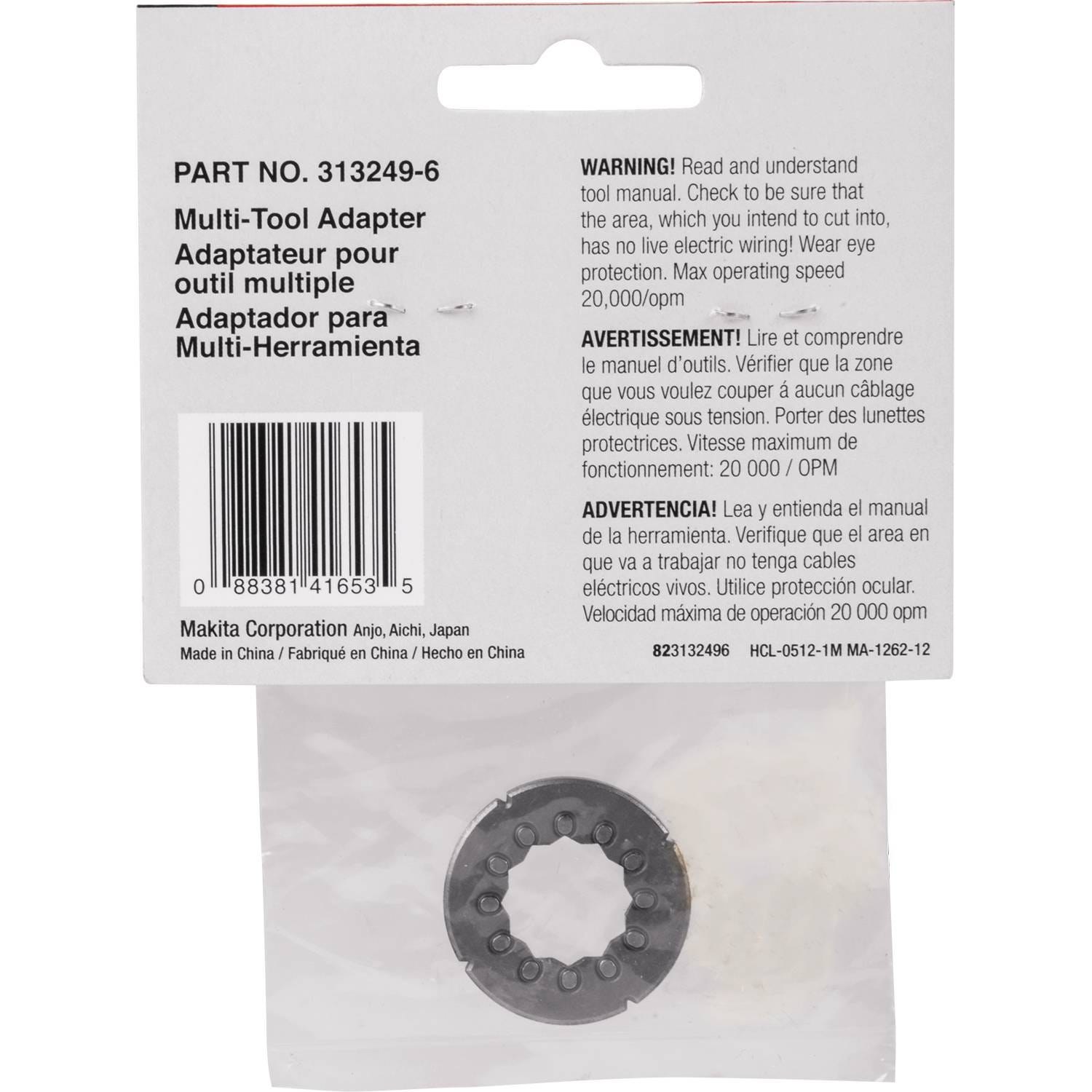 Makita 313249-6 Oscillating Multi-Tool Adapter