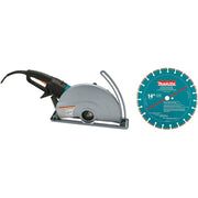 Makita 4114X 14" SJS™ Electric Angle Cutter, with 14" Diamond Blade