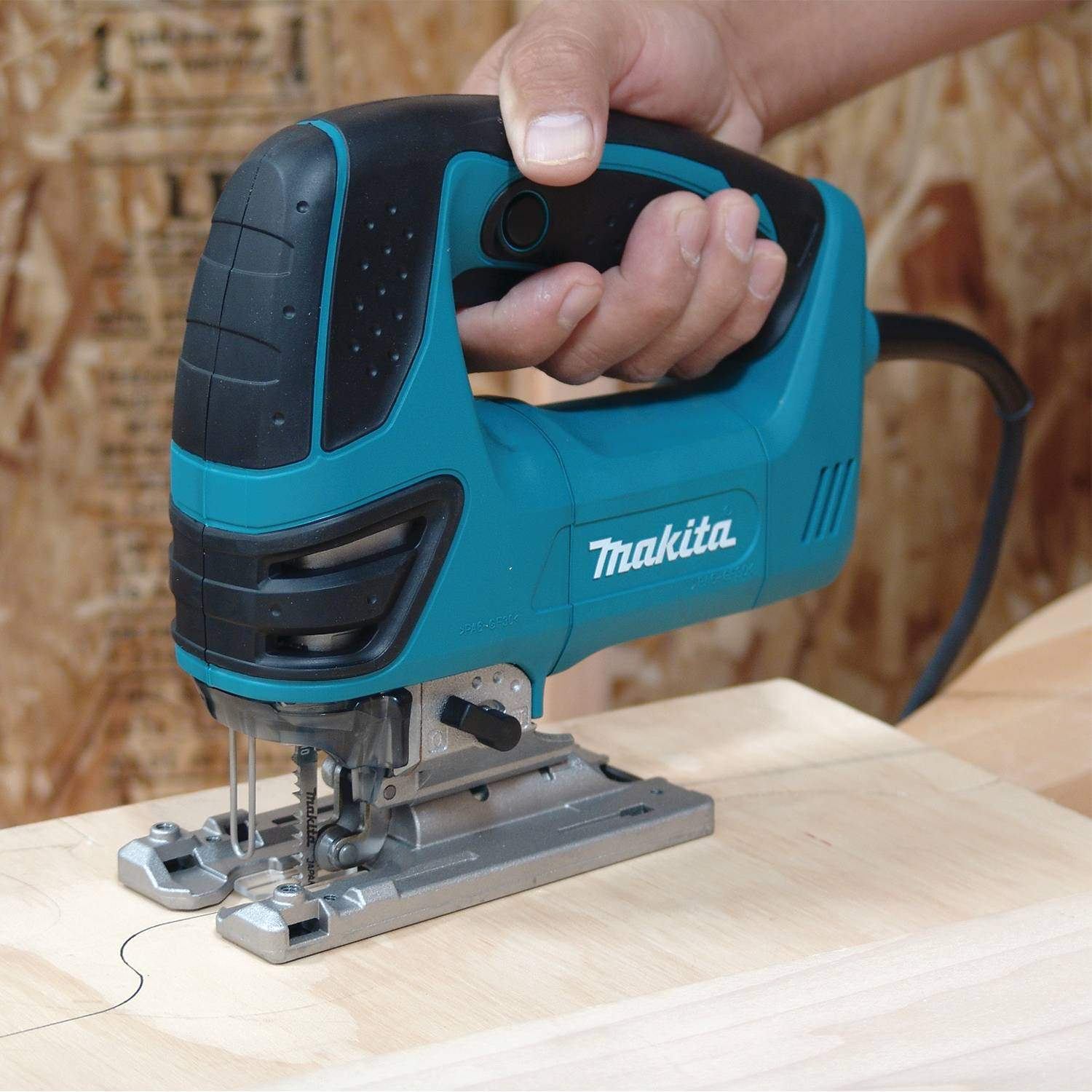 Makita 4350FCT Top Handle Jig Saw, with "Tool-less" Blade Change