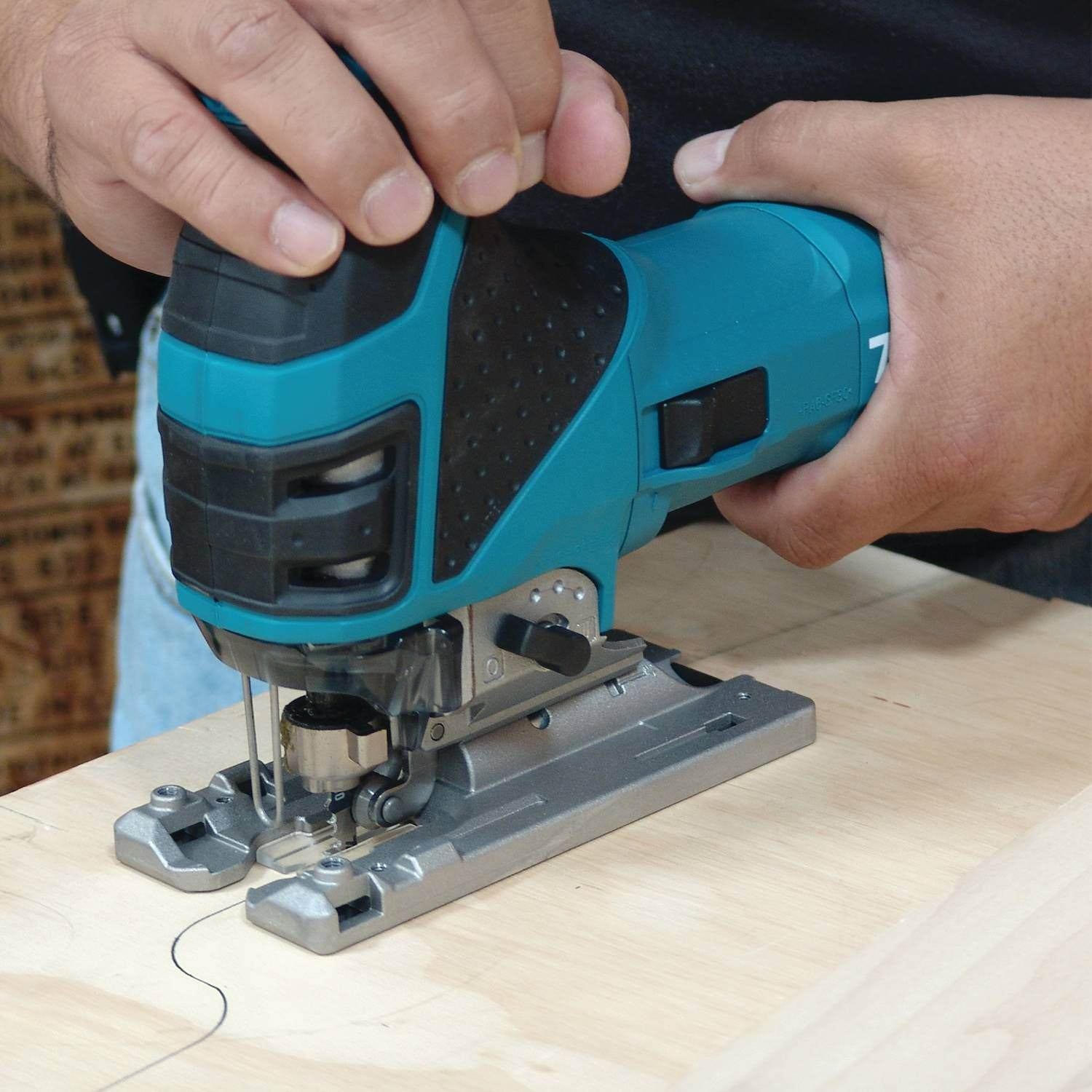 Makita 4351FCT Barrel Grip Jig Saw, with "Tool-less" Blade Change