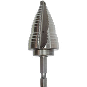 Makita 711494-A 1/4" - 1-1/8" H.S.S. Step Drill Bit, 1/4" Hex Shank