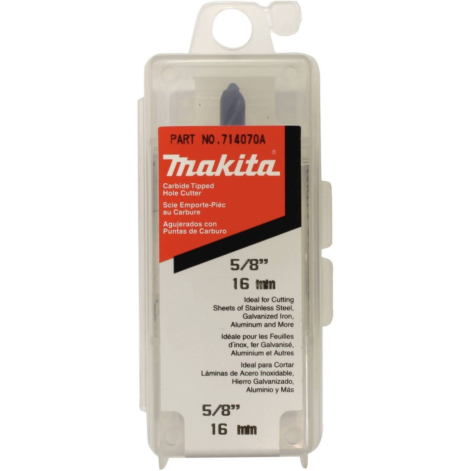 Makita 714070-A 5/8" Carbide-Tipped Hole Saw