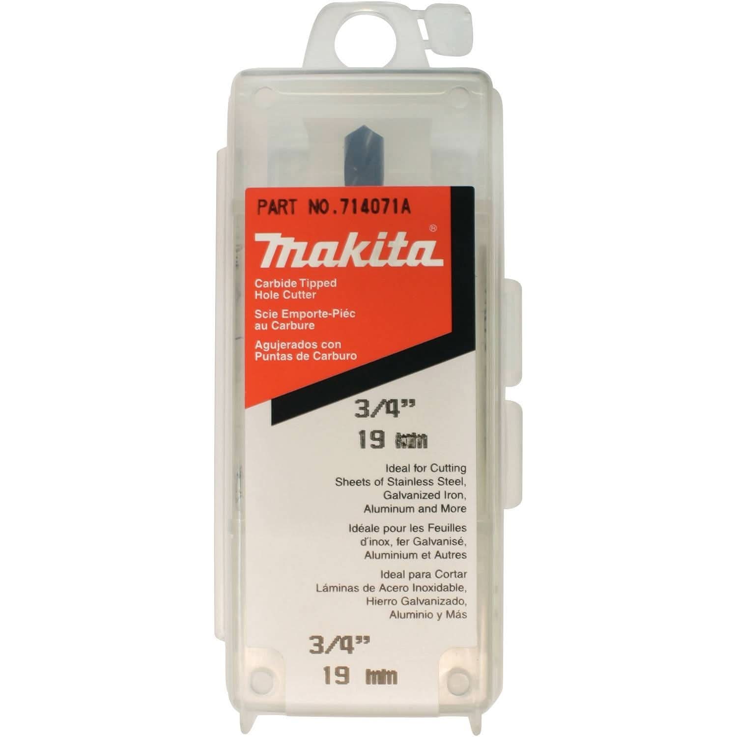 Makita 714071-A 3/4" Carbide-Tipped Hole Saw