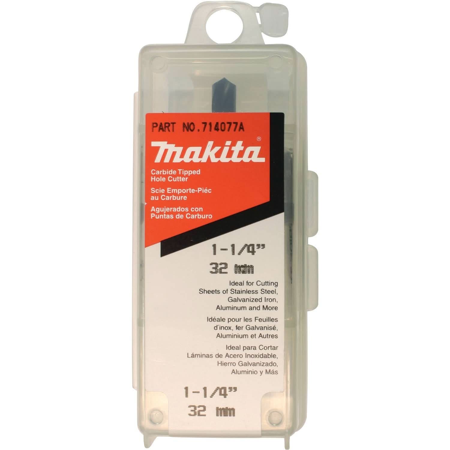 Makita 714077-A 1-1/4" Carbide-Tipped Hole Saw