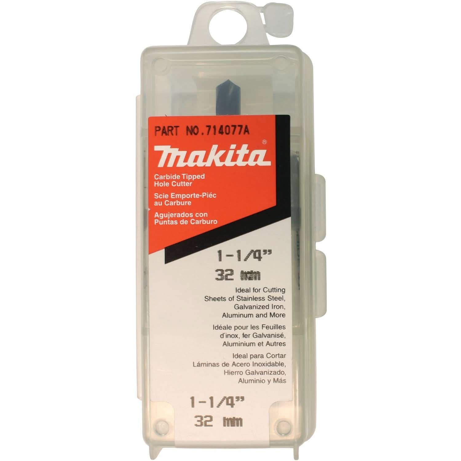 Makita 714077-A 1-1/4" Carbide-Tipped Hole Saw