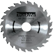 Makita 721005-A 3-3/8" 24T Carbide-Tipped Circular Saw Blade, General Purpose