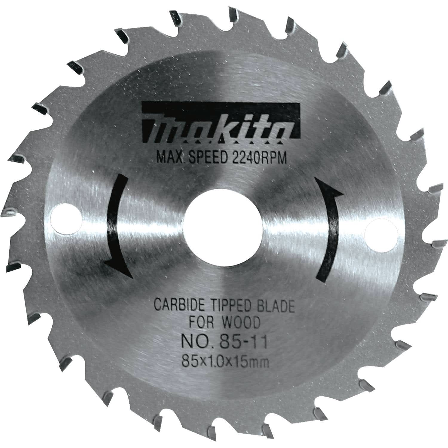Makita 721005-A 3-3/8" 24T Carbide-Tipped Circular Saw Blade, General Purpose