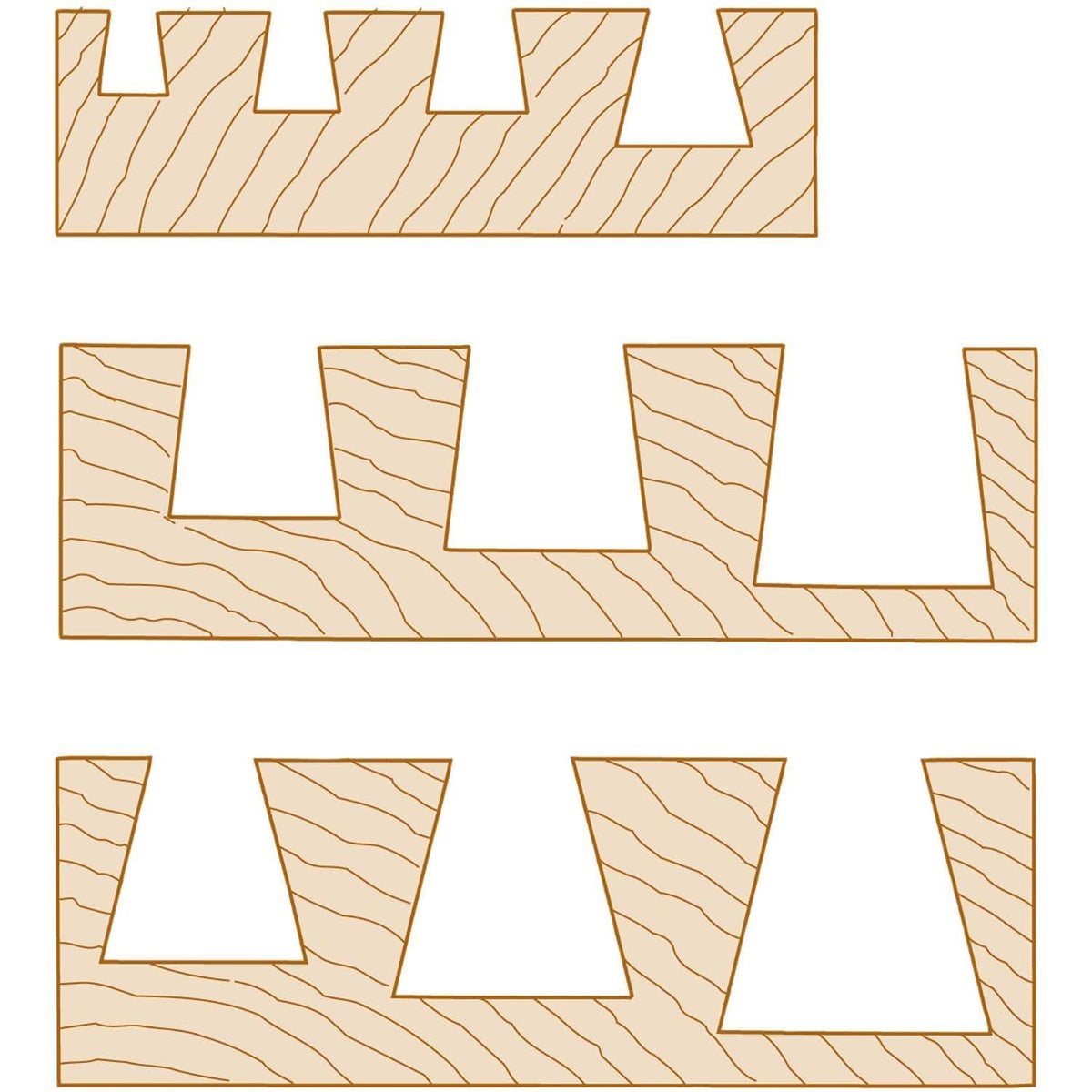 Makita 733009-6A Router Bit 1/2" 14° Dovetail, 2 Flute, 1/4" SH, C.T.
