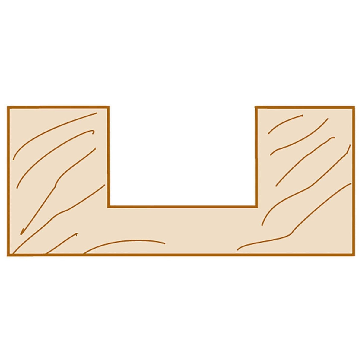 Makita 733012-1A Router Bit 1/2" Top B.B. Straight, 2 Flute, 1/4" SH, C.T.