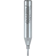 Makita 733250-A Router Bit 1/16" Straight 2 Flute, 1/4" SH, Solid Carbide