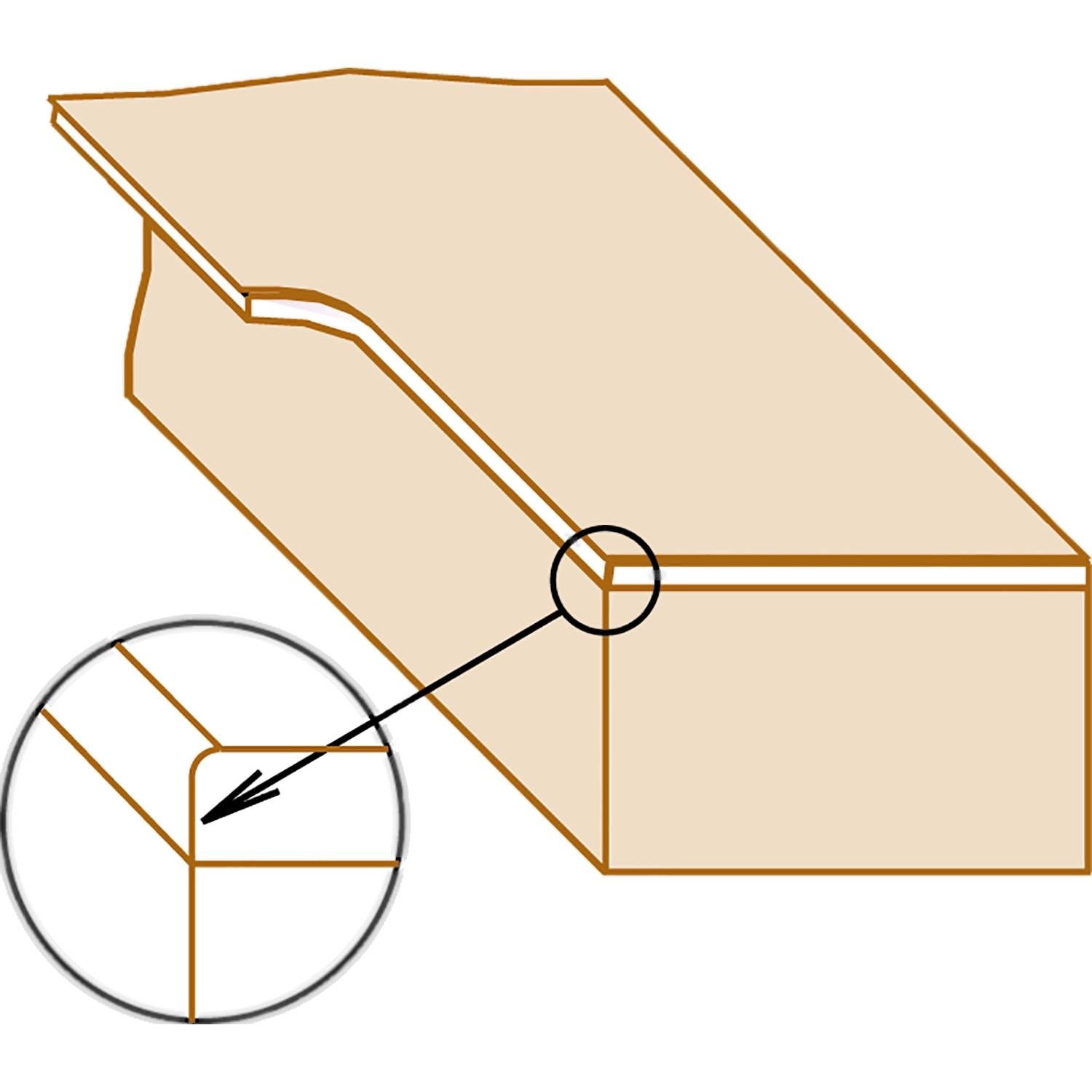Makita 733327-A Router Bit, No File Trim, 1/4" SH, C.T.