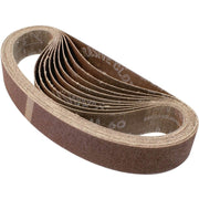 Makita 742302-5 1-1/8" x 21" Abrasive Belt, 60 Grit, 10/pk