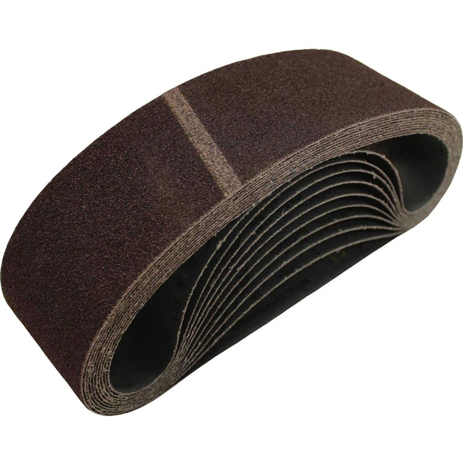 Makita 742312-8D 3" x 24" Abrasive Belt, 100 Grit, 10/pk