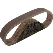 Makita 742336-A 1-1/8" x 21" Abrasive Belt, 180 Grit, 10/pk