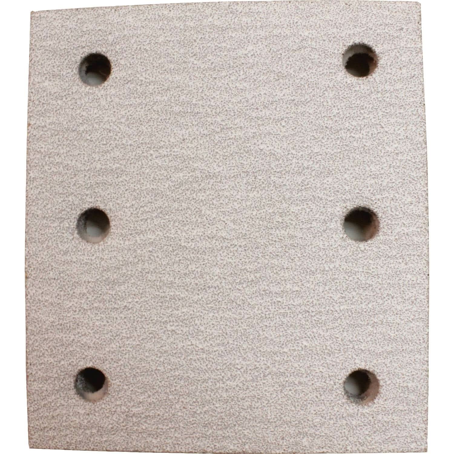 Makita 742529-7 4" x 4-1/2" Abrasive Paper, Hook & Loop, 60 Grit, 5/pk