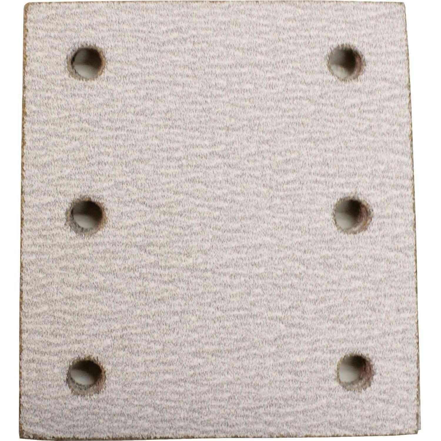 Makita 742530-2 4" x 4-1/2" Abrasive Paper, Hook & Loop, 100 Grit, 5/pk