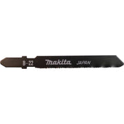 Makita 792473-8 Jig Saw Blade, T Shank, HSS, 3" x 24TPI, 5/pk