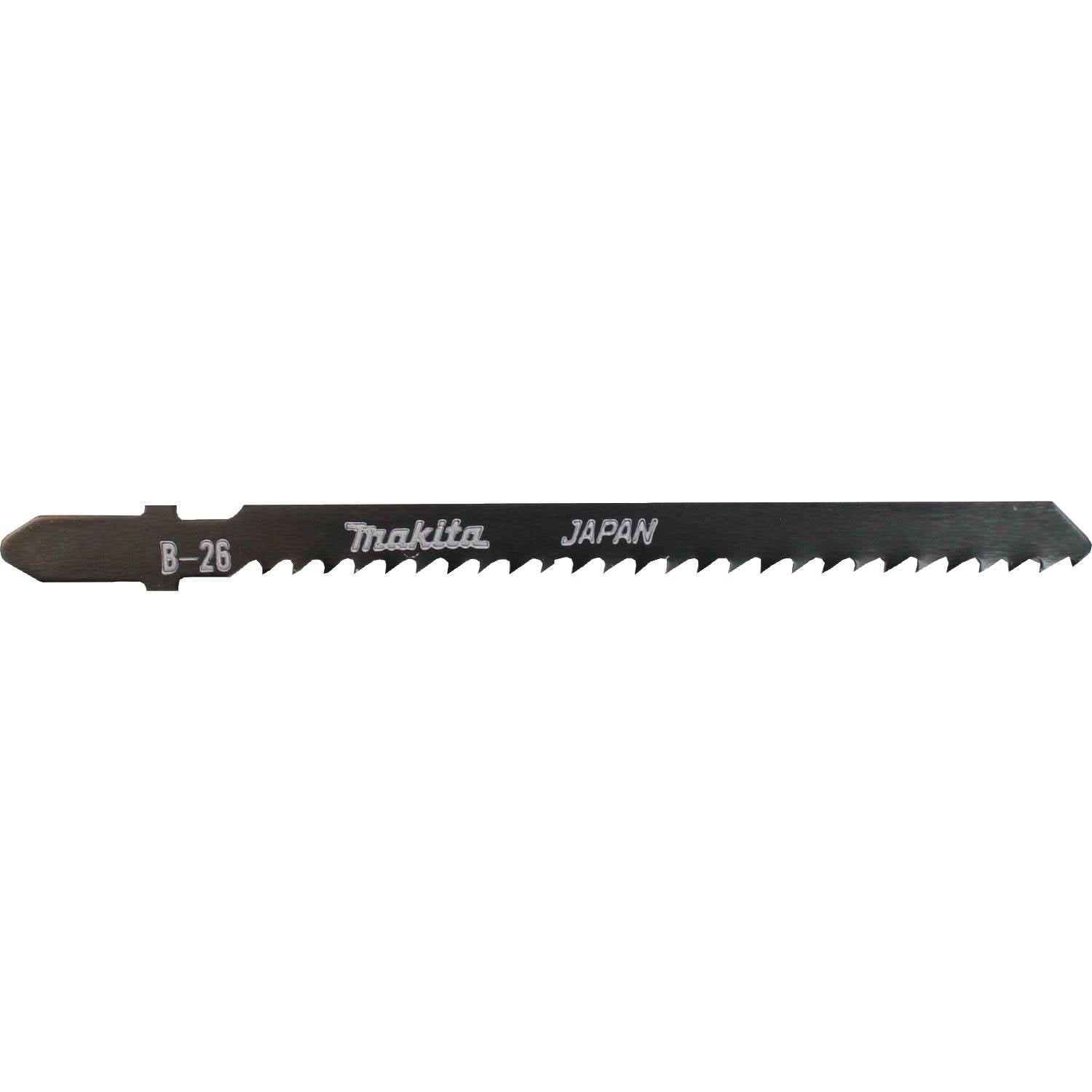 Makita 792477-0 Jig Saw Blade, T Shank, HSS, 3-7/8" x 9TPI, 5/pk