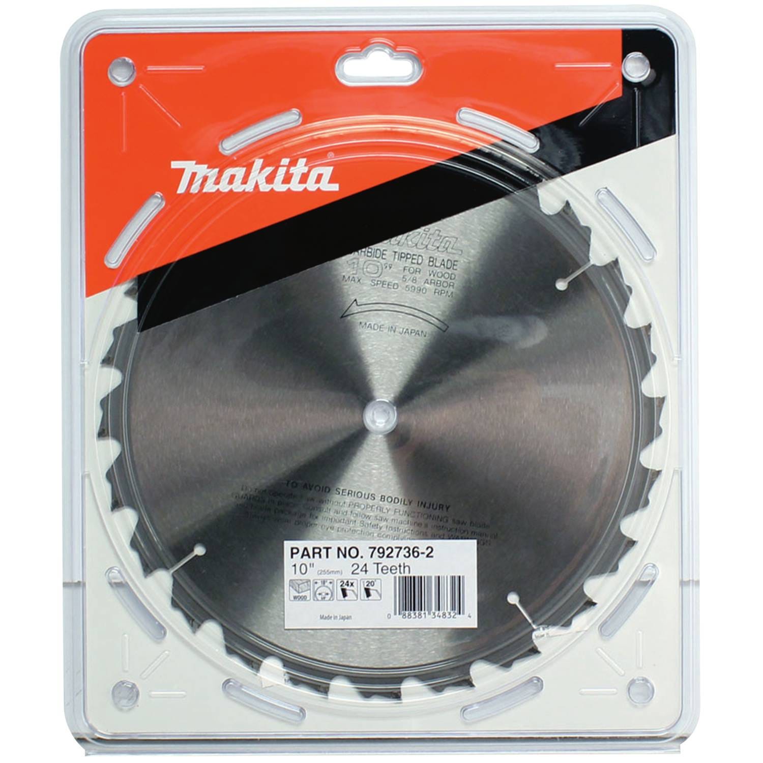 Makita 792736-2 10" 24T Table Saw Blade