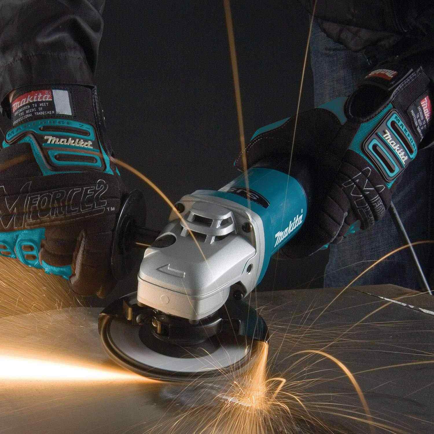Makita 9564PC 4-1/2" SJS™ High-Power Paddle Switch Angle Grinder