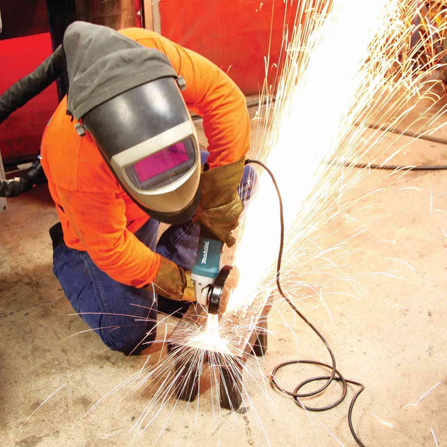 Makita 9565PCV 5" SJS™ High-Power Paddle Switch Angle Grinder