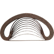 Makita A-34447 3/8" x 21" Abrasive Belt, 40 Grit 10/pk