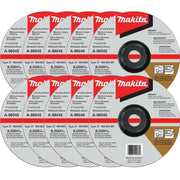 Makita A-96045-10 7" x 1/4" x 7/8" INOX Grinding Wheel, 36 Grit, 10/pk