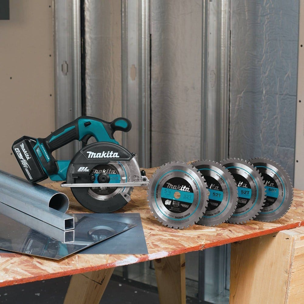 Makita A-96095 5-7/8" 32T Carbide-Tipped Saw Blade, Metal/General Purpose