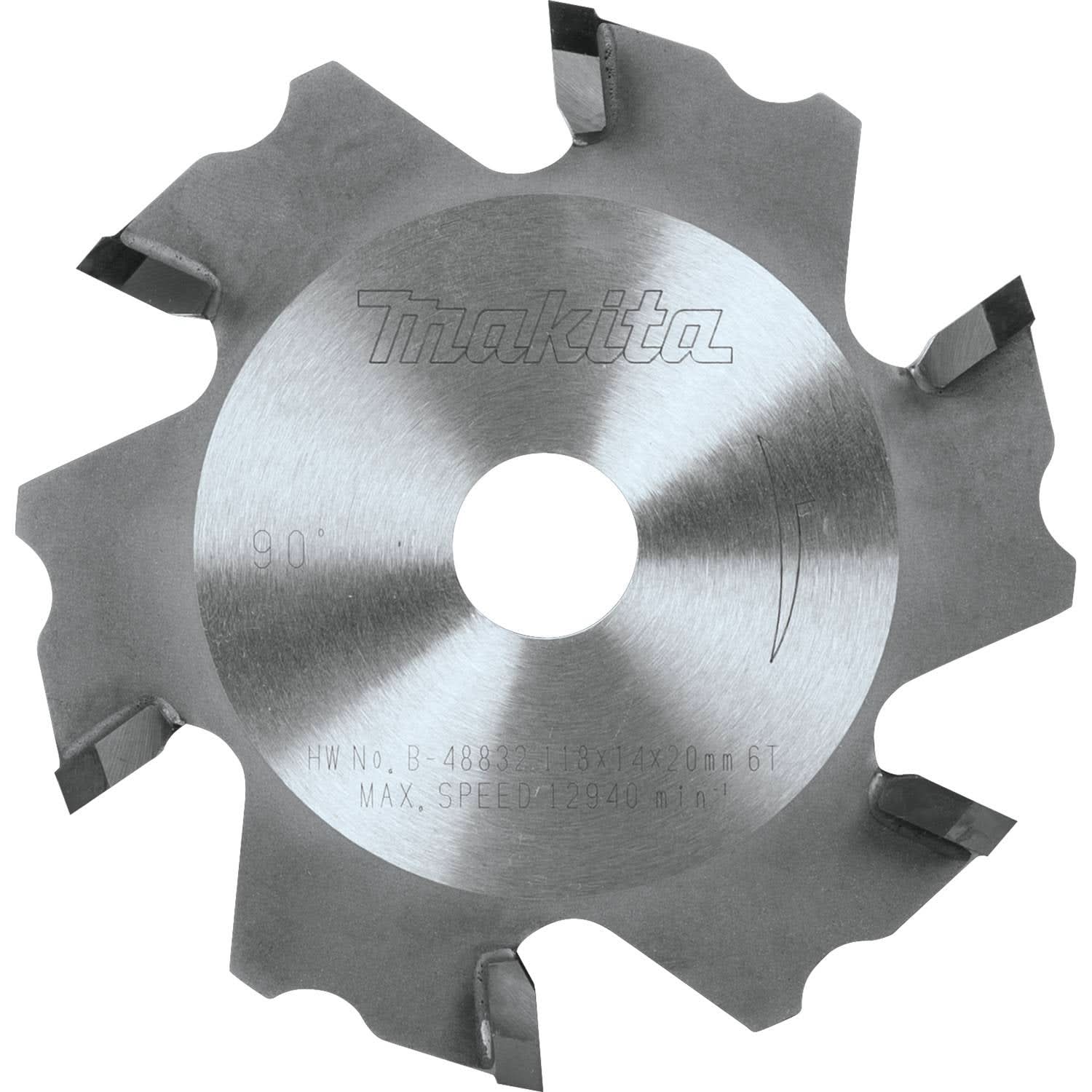 Makita A-96132 4-5/8" (3 mm) Aluminum Grooving Carbide-Tipped Saw Blade, 90Âº