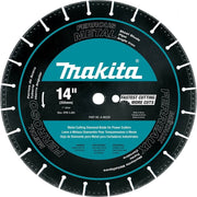 Makita A-96229 14" Diamond Blade, Segmented, Metal Cutting