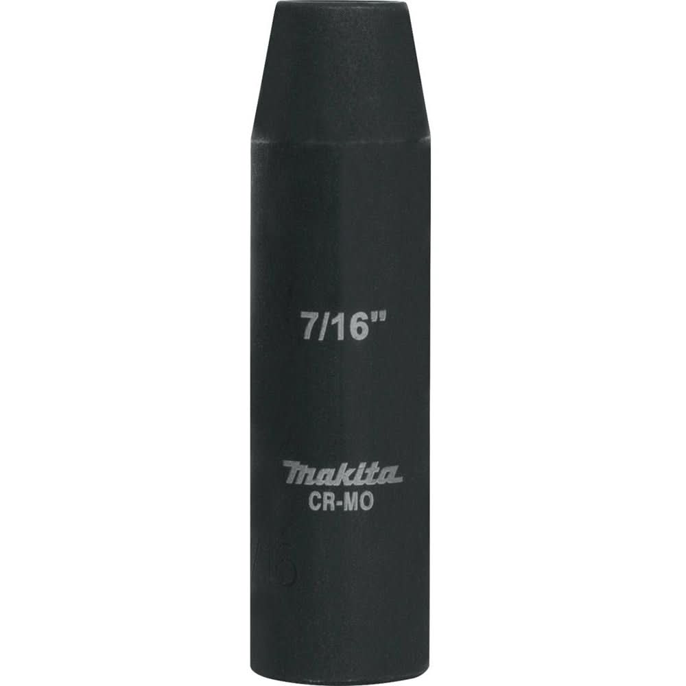 Makita A-96241 7/16" Deep Well SAE Impact Socket, 1/2" Drive
