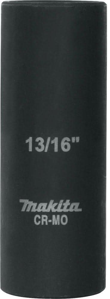 Makita A-96300 13/16" Deep Well SAE Impact Socket, 1/2" Drive