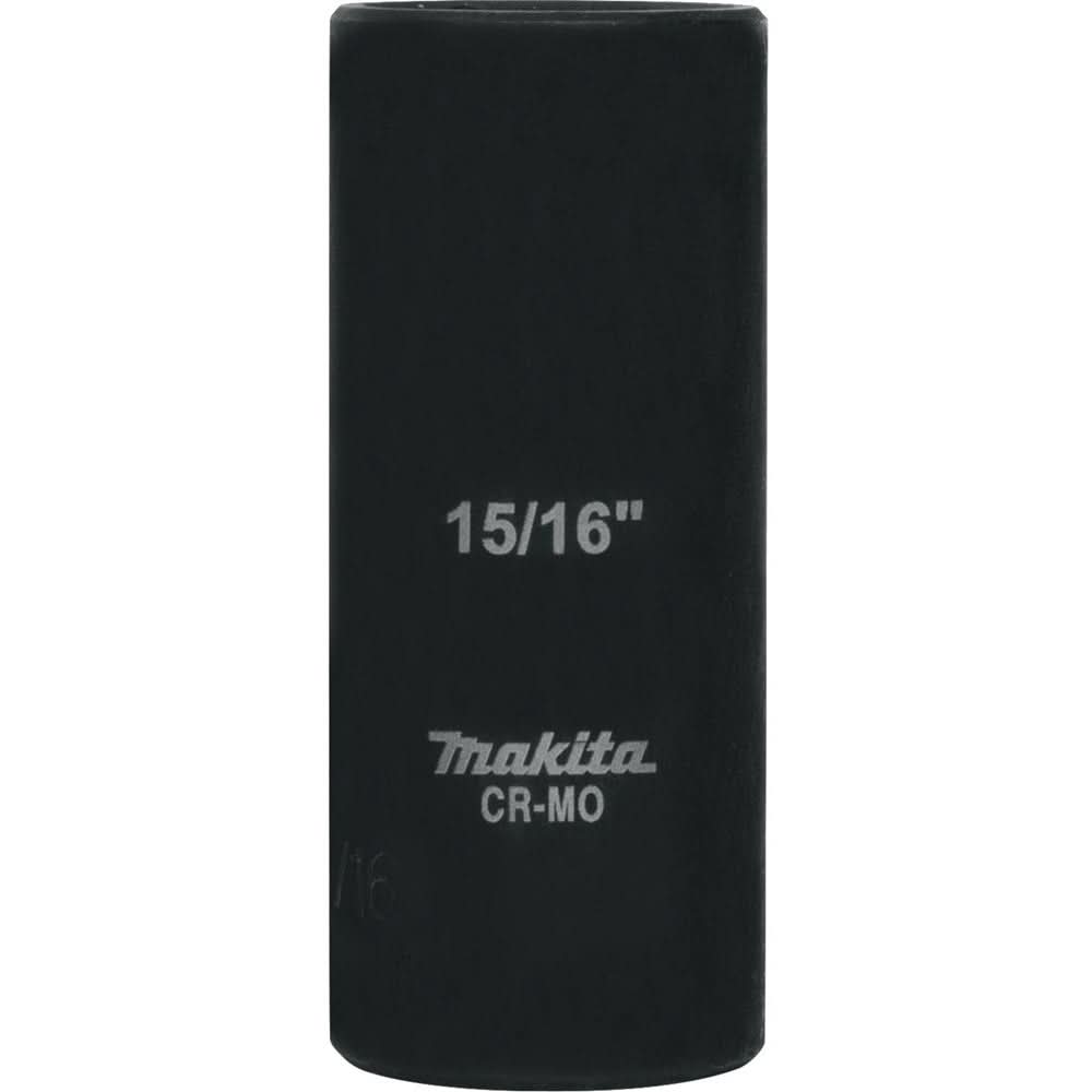 Makita A-96322 15/16" Deep Well SAE Impact Socket, 1/2" Drive