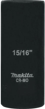 Makita A-96322 15/16" Deep Well SAE Impact Socket, 1/2" Drive